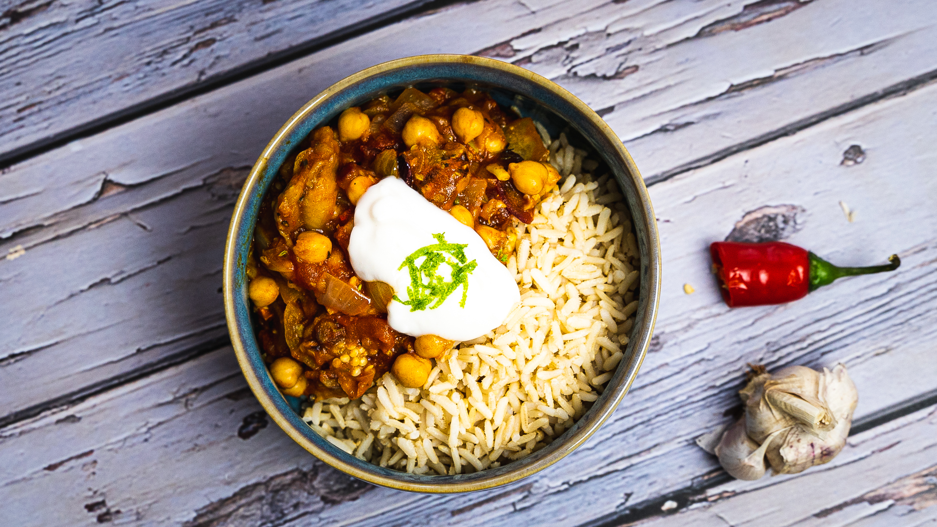 Auberginen-Curry: Ein indisches Rezept - Der Bio Koch